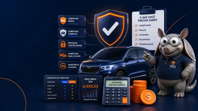 Seguro Auto 2026: tudo o que você precisa saber antes de contratar — coberturas, preços e como economizar